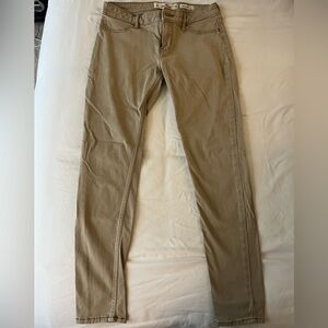 Hollister Low Rise Super Skinny Khakis